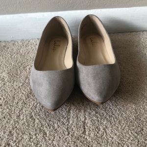 Lulus Holly Grey Suede Flats